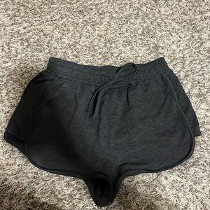 black shein shorts